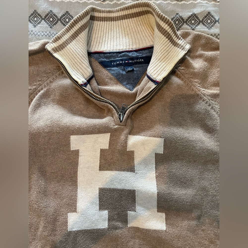 Tommy Hilfiger Tan Sweater